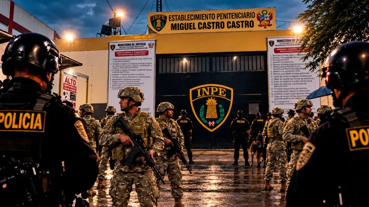 Emergência em cinco prisões peruanas autoriza ação militar e policial
