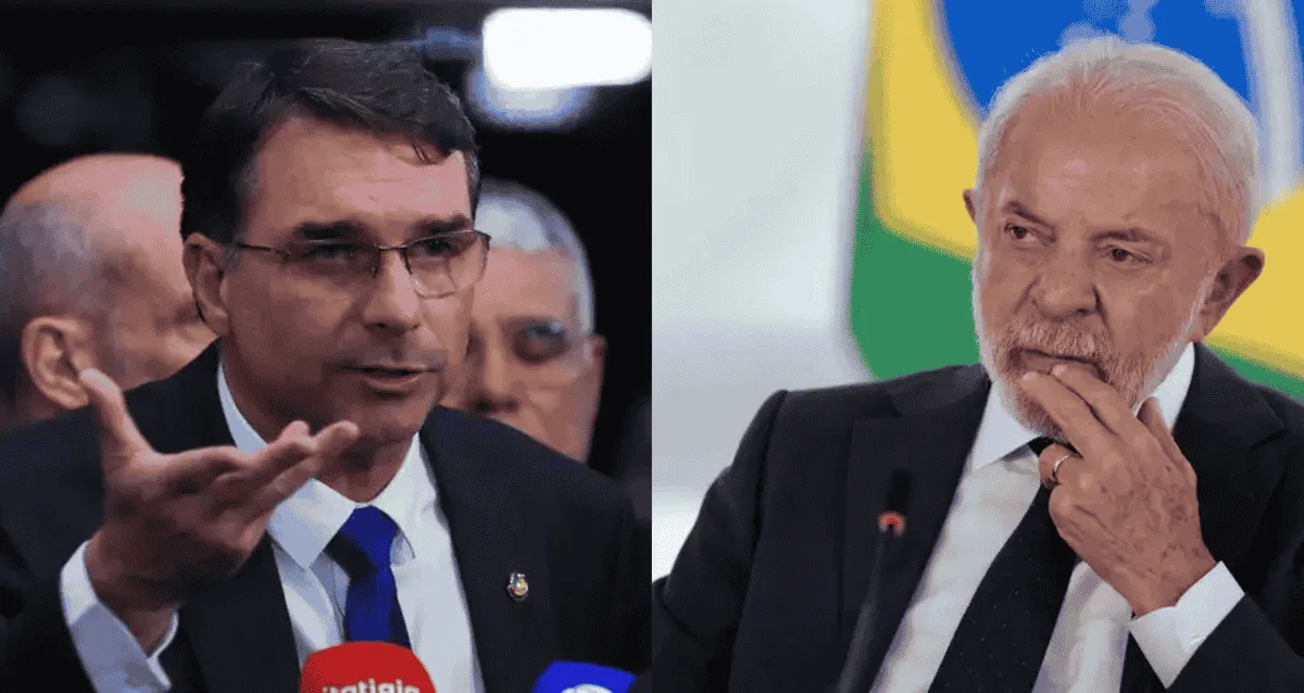 Pesquisa indica empate técnico entre Lula e Flávio Bolsonaro nos dois turnos