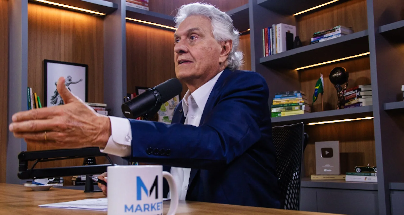 Caiado critica rastreamento de ministro do STF em operação da PF