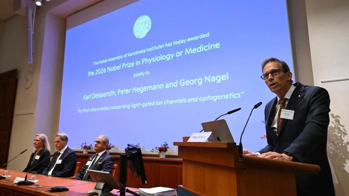Nobel de Medicina de 2026 premia pesquisa sobre canais iônicos fotossensíveis