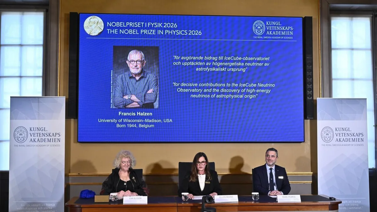 Francis Halzen ganha Nobel de Física por observatório de neutrinos na Antártida