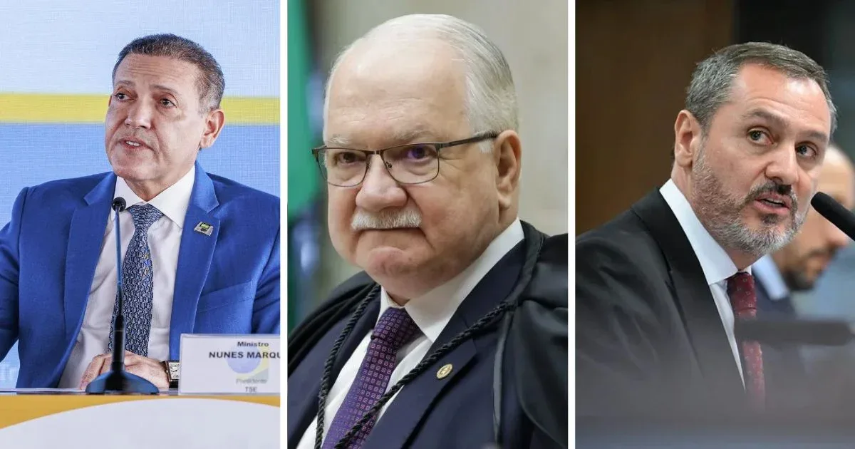 Presidentes de tribunais acompanham apuração do primeiro turno no TSE