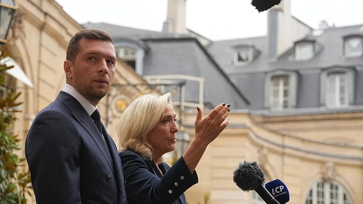 Le Pen diz confiar em Bardella após mensagens atribuídas a ele