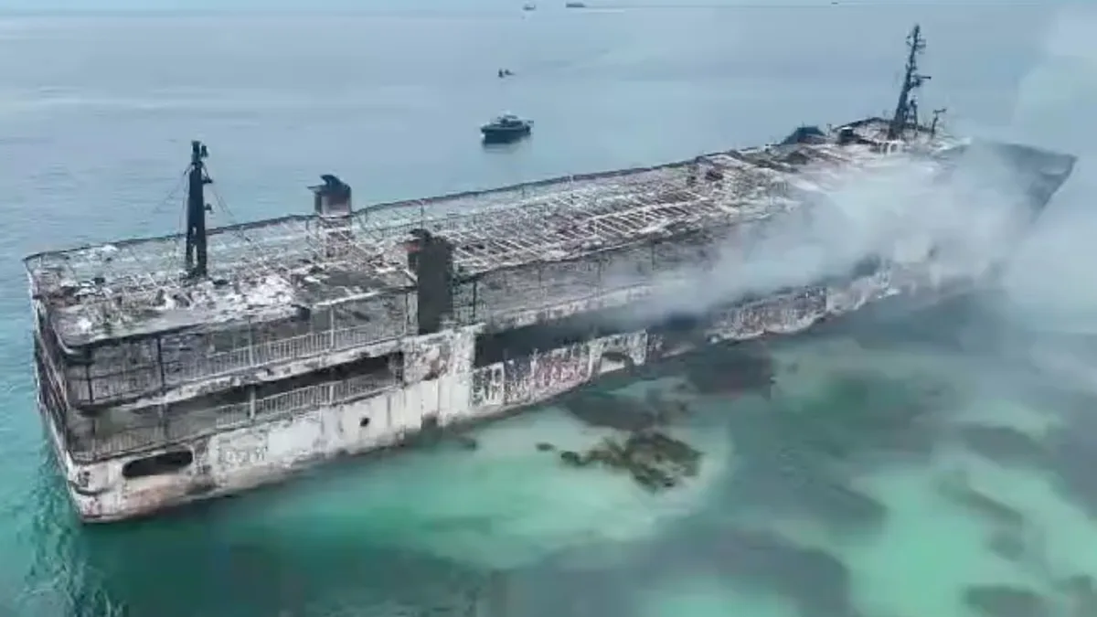 Fogo em embarcação deixa cinco mortos e 86 desaparecidos no oeste das Filipinas