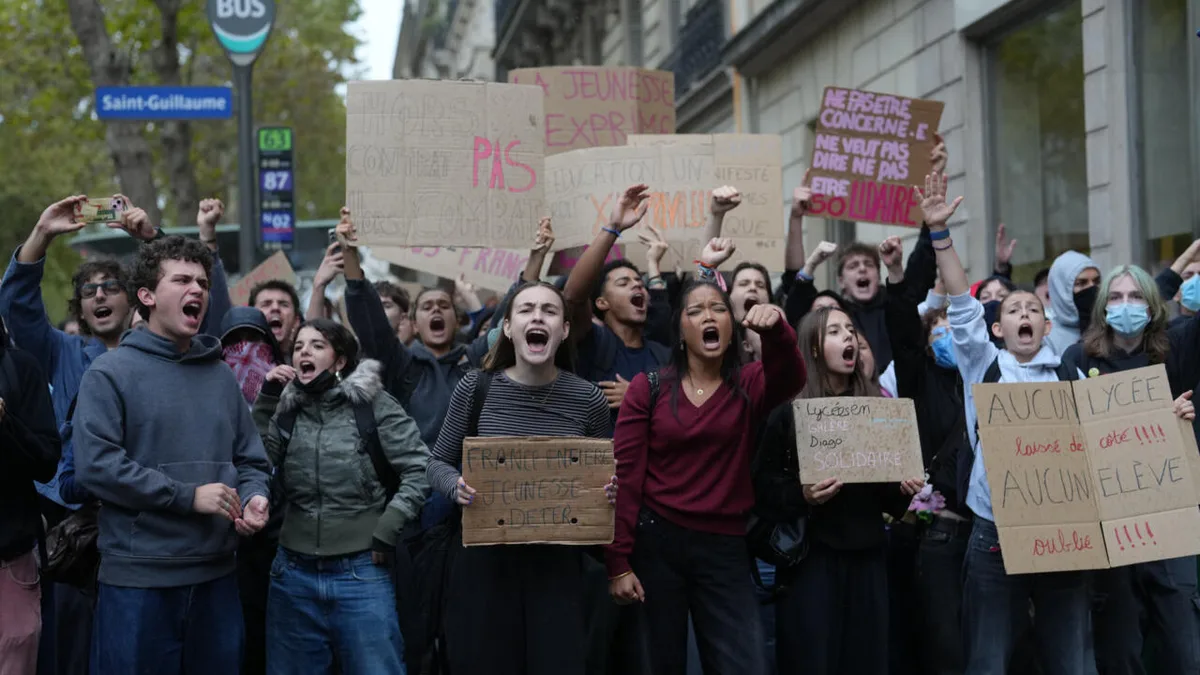 Protestos estudantis chegam ao quarto ato na França