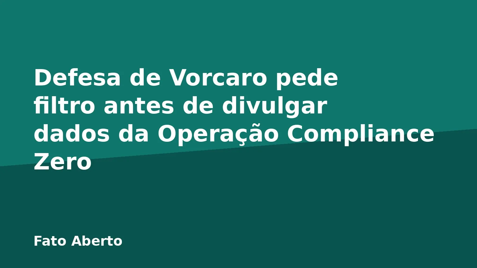 Defesa de Vorcaro pede filtro antes de divulgar dados da Operação Compliance Zero