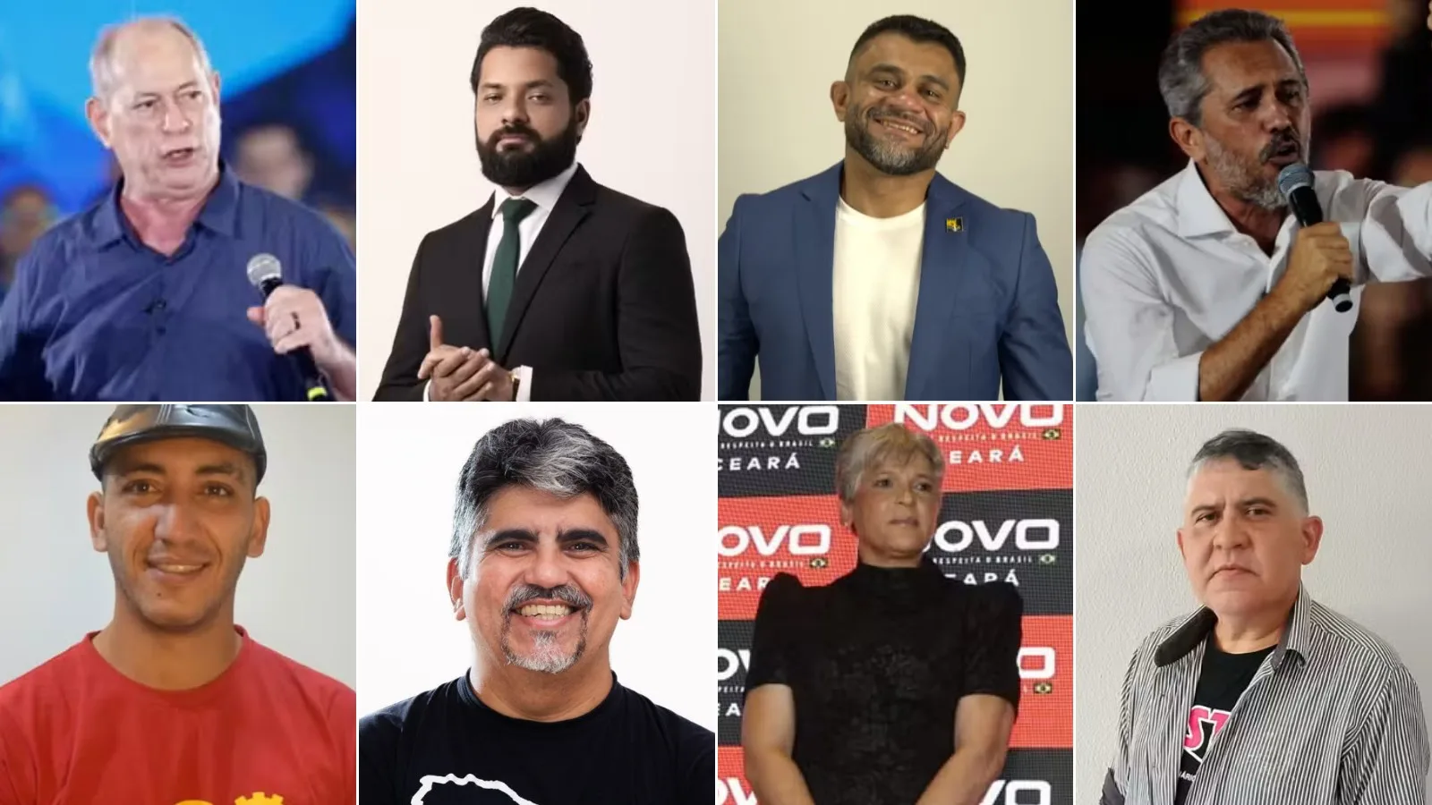 Candidatos ao governo do Ceará fazem atos em Fortaleza e municípios próximos