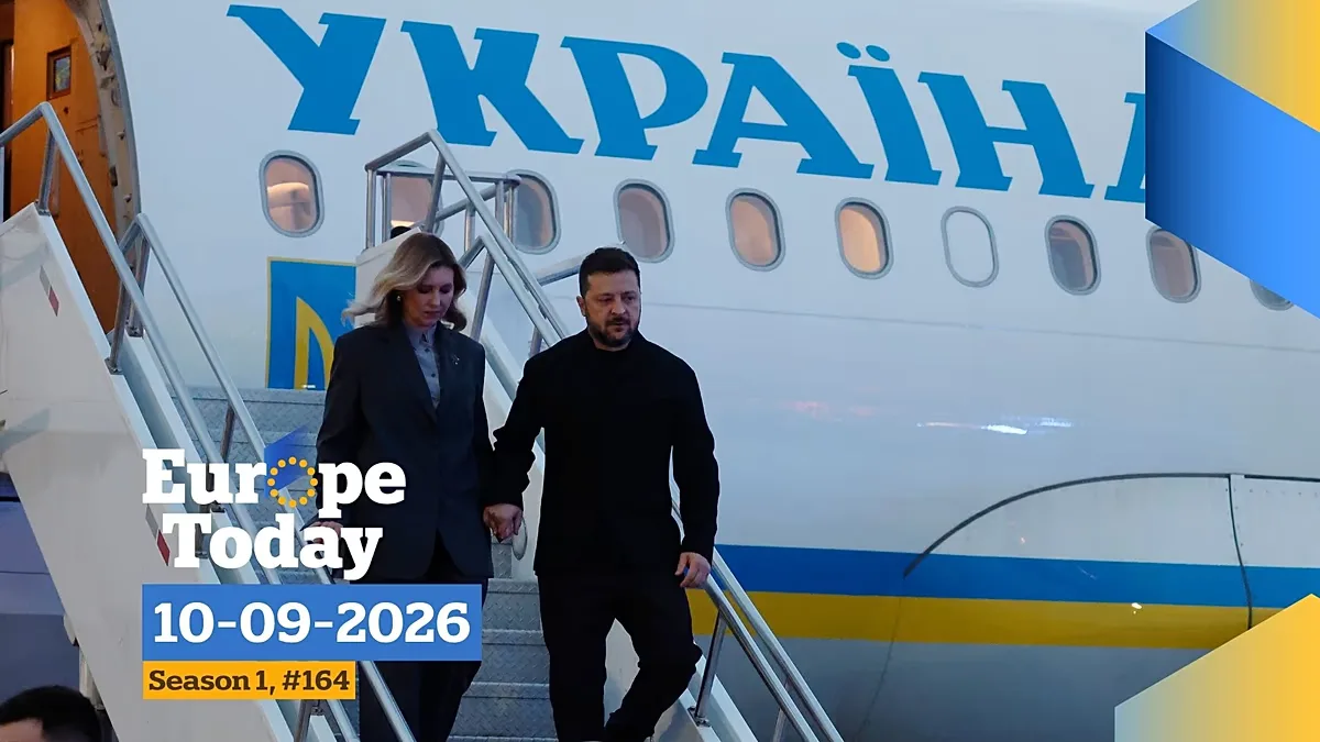 Drone quase atinge avião de Zelenskyy durante viagem à Noruega
