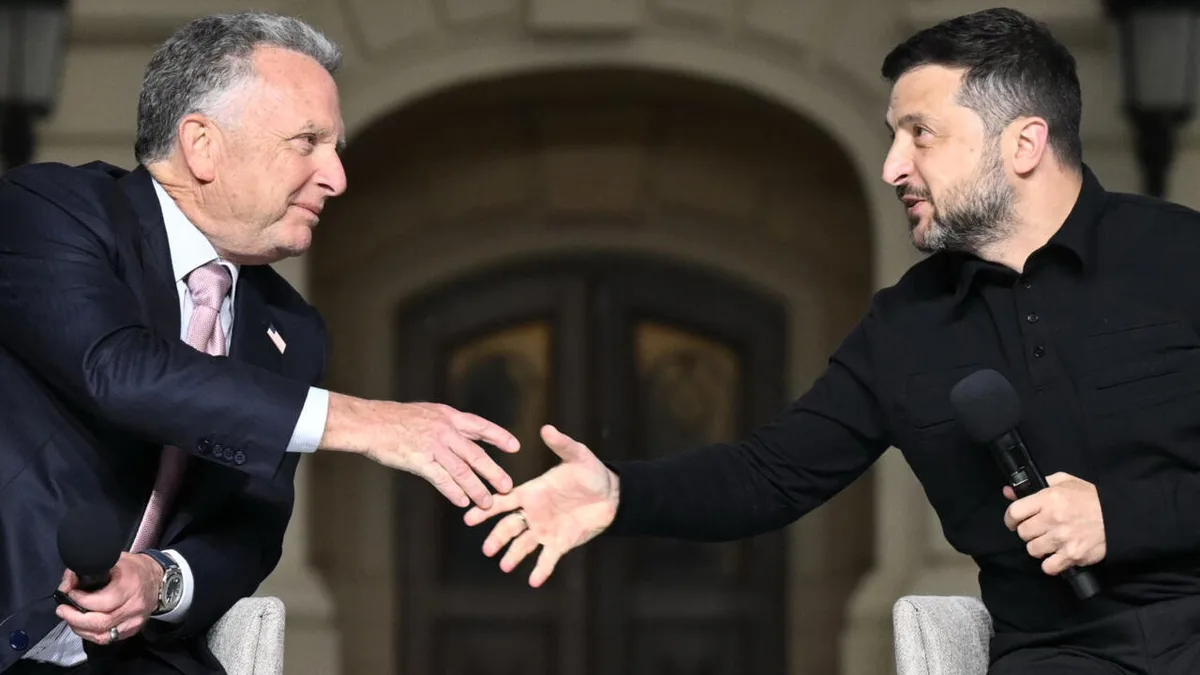 Zelensky cobra negociação direta com Putin após encontro com enviados dos EUA