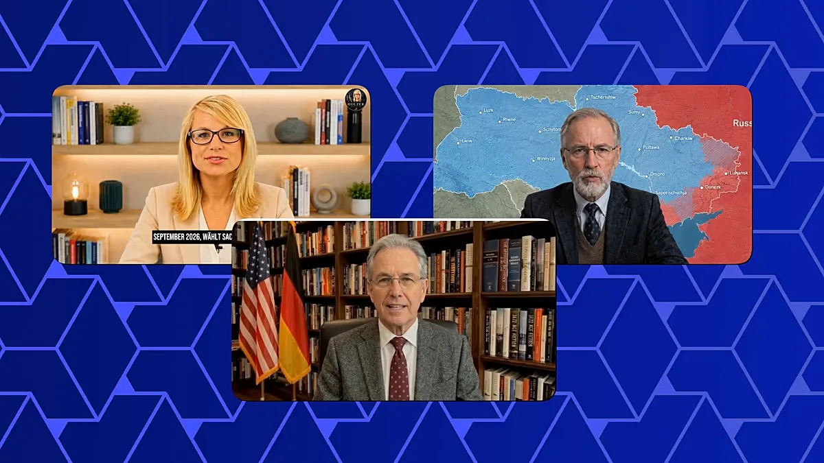 Canais alemães usam apresentadores de IA em vídeos políticos no YouTube