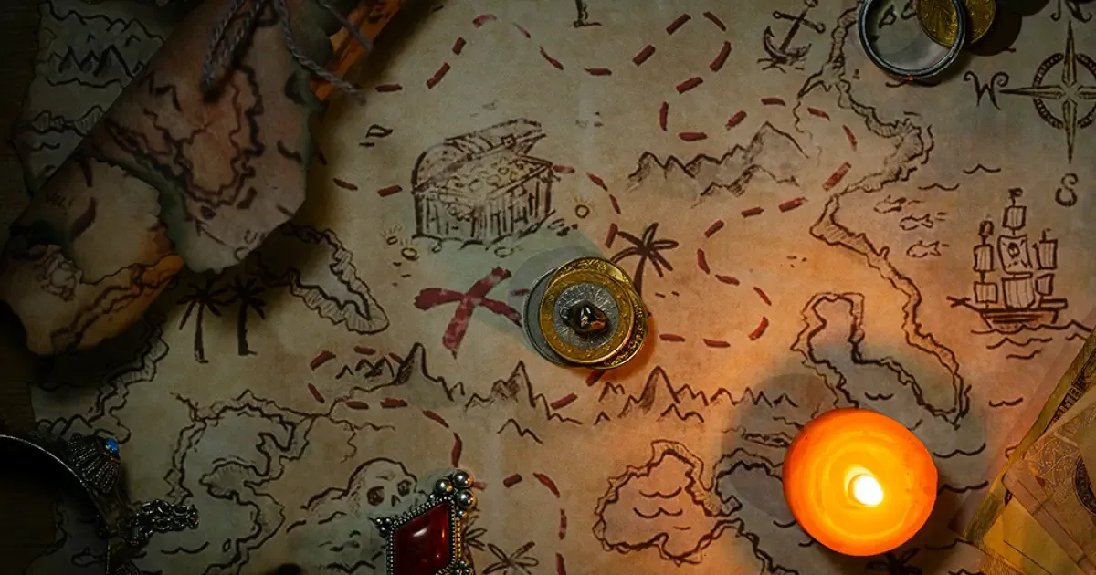 Como mapas e livros criaram o mito dos tesouros piratas