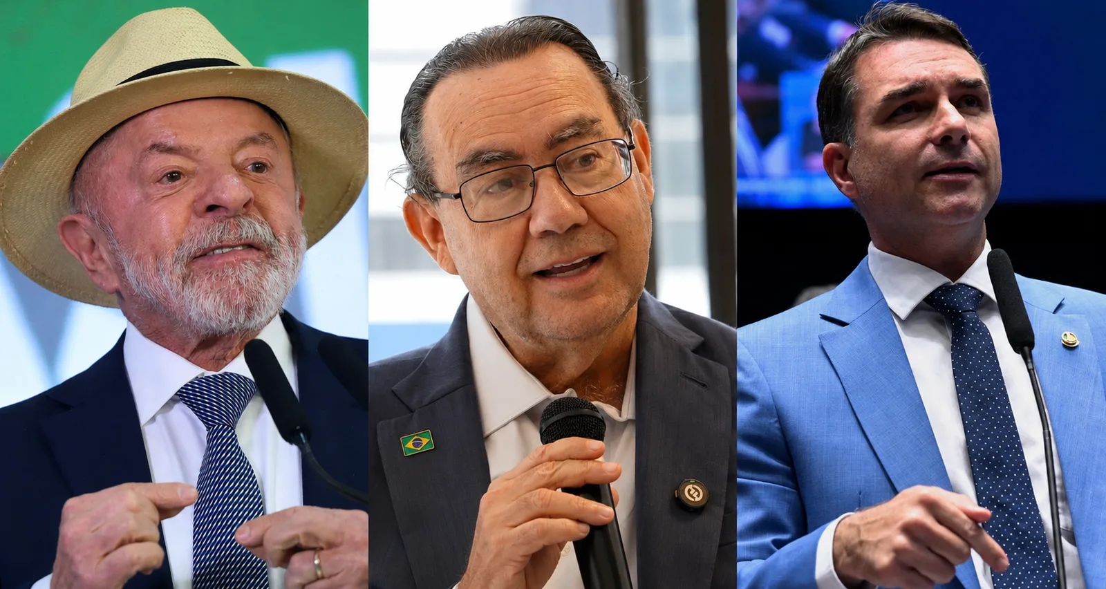 Flávio Bolsonaro supera Lula numericamente em simulação de segundo turno