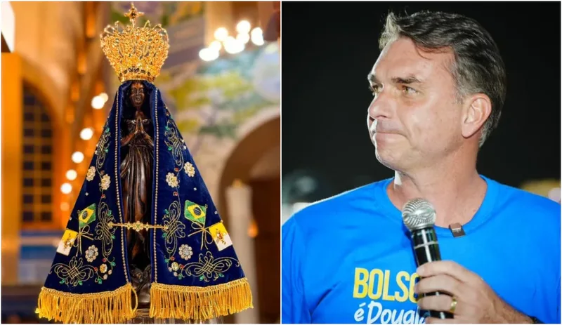 TSE confirma remoção de posts que ligavam Flávio Bolsonaro a Nossa Senhora