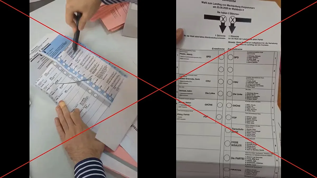 Vídeos falsos associam AfD a supostas fraudes nas eleições alemãs