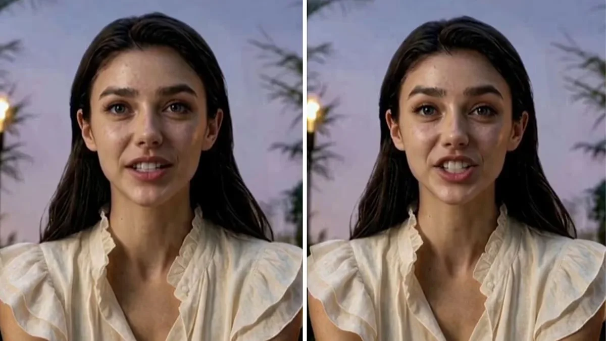 Avatar de IA muda para cantonês durante entrevista sobre filme