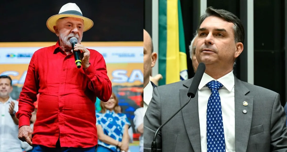 Flávio Bolsonaro chega a 42% e fica numericamente à frente de Lula no 2º turno