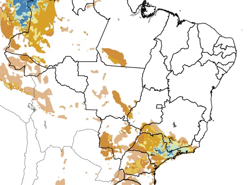 Temporais atingem o Sul, e ciclone deve se formar entre RS e Uruguai