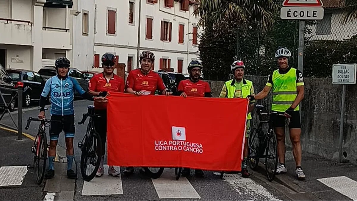 Ciclistas portugueses percorrem os Pirenéus e arrecadam fundos contra o câncer