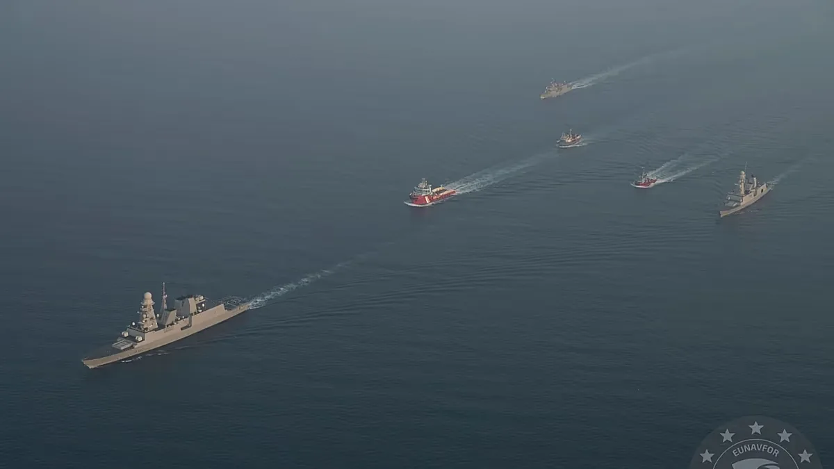 UE avalia ampliar missão naval no mar Vermelho após pedido da Itália