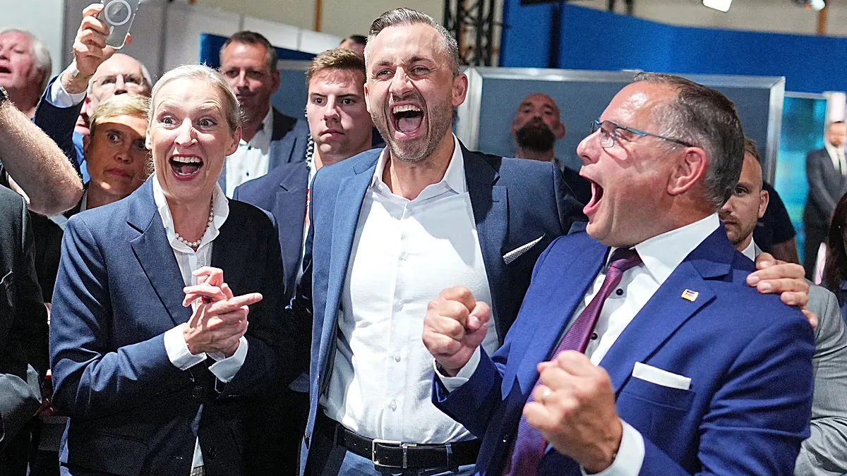 AfD lidera eleição estadual na Saxônia-Anhalt com 44,5% dos votos